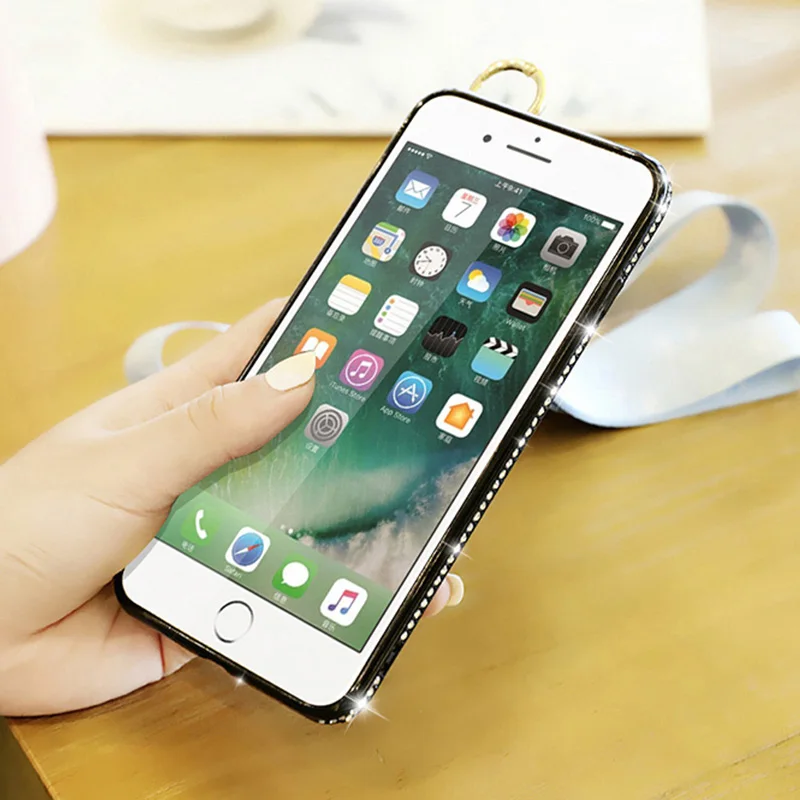 Roc Joan Алмазный ретро браслет чехол для телефона Xiaomi Redmi 7 Note Pro ткань мягкий + ТПУ
