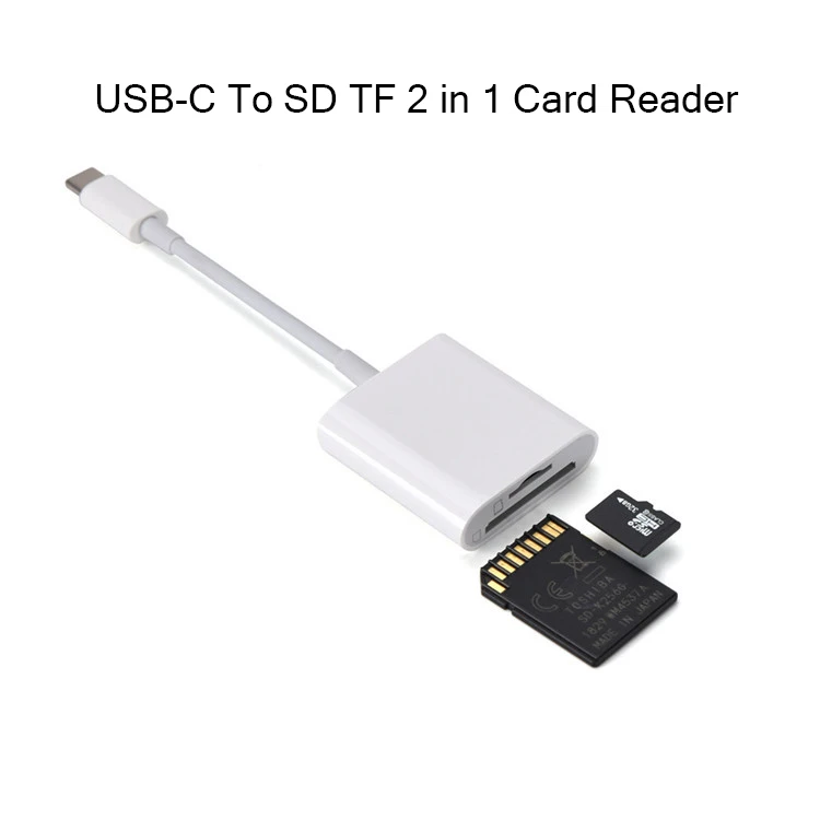 USB C устройство для чтения карт SD TF цифровая камера комплект аксессуаров не нужно