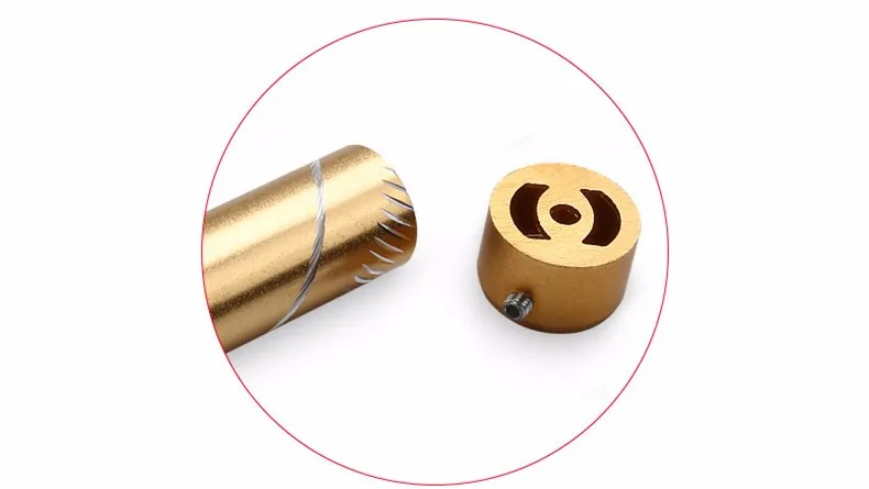 Золотой цвет алюминиевый сплав резной Телескопический шкаф висячий столб