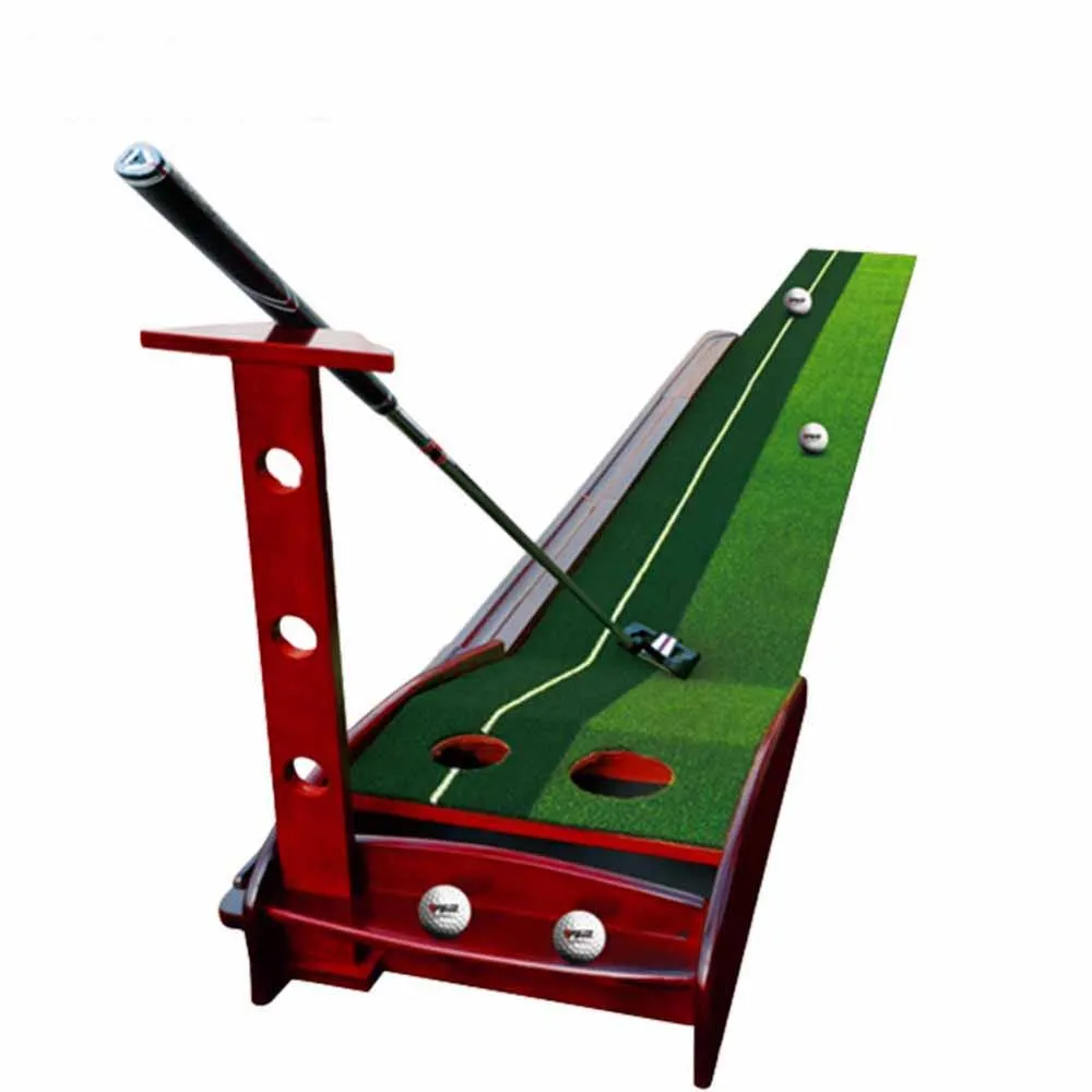 CRESTGOLF 9.84ft/11.48f клюшка для гольфа в помещениях Trainer с твердой деревянной основой