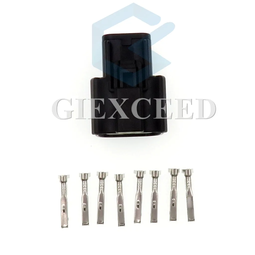 2 комплекта 8 Pin 33472-0801 автомобильные электрические фары свет розетка авто разъем с клеммами для Ford Chevrolet