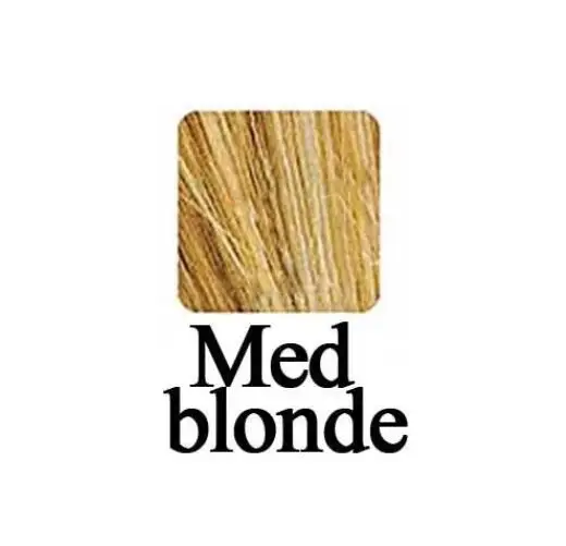 Med Blonde Наращивание волос, консилер для выпадения волос, утолщенный порошок, продукт для ухода за волосами, Кератиновое салонное лечение волос - Цвет: Med Blonde