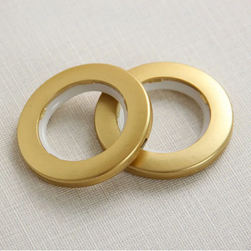 gold color 7,1*7,1*1 см металлические кольца люверсы для штор домашнее украшение автоматическое украшение Золотые/серебряные/фиолетовые люверсы - Цвет: gold color