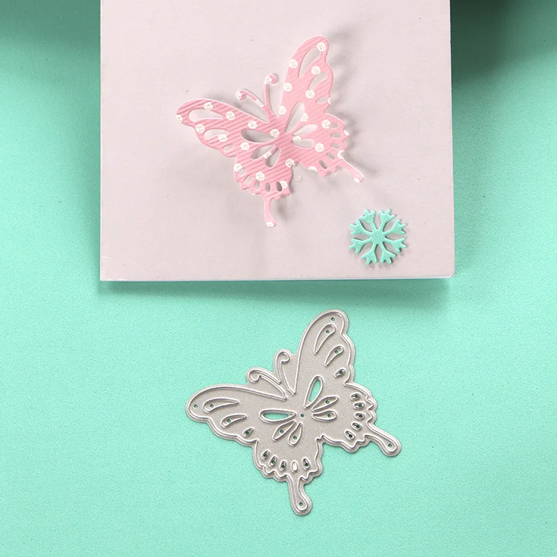 

DUOFEN METAL CUTTING DIES 010002 1pc Medium Butterflies stencil for DIY papercraft projects Scrapbook Paper Album greeting cards