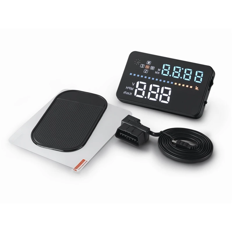 А3 GPS HUD Дисплей Универсальный цифровой дисплей инструмент Температура Скорость