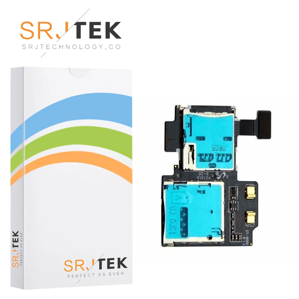 Для Samsung Galaxy S4 i9500 i9505 Micro SD слот для sim карты держатель чтения гибкий кабель|Шлейфы