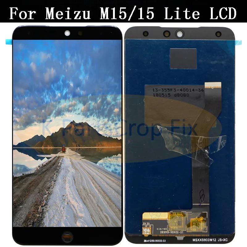5 46 &quotдля Meizu M15 lcd/для 15 Lite LCD экран дисплей + сенсорный дигитайзер для Замена