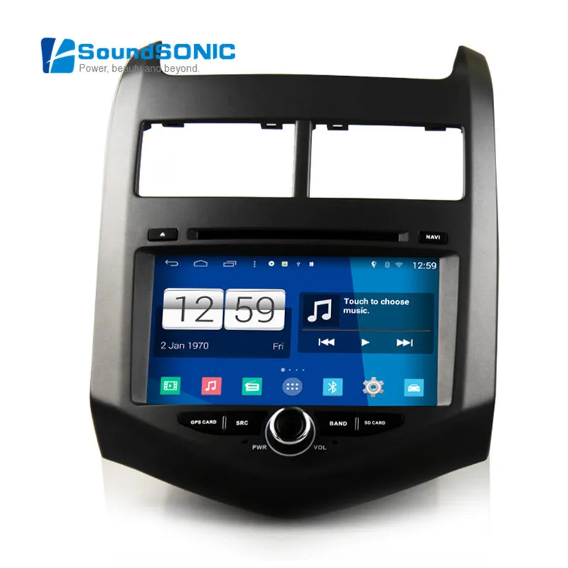 Для Chevrolet Aveo Соник Android 4.4 Авто Радио GPS навигационной автомобильный DVD