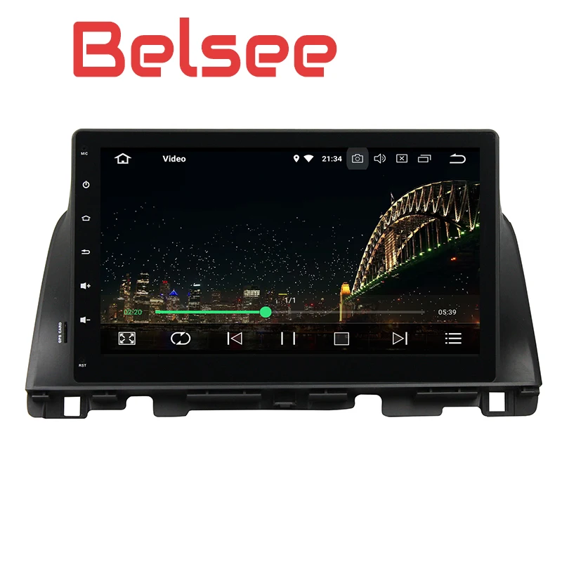 Автомагнитола Belsee 10 1 дюйма 4 + 32 ГБ Android 8 GPS Bluetooth WiFi|Автомагнитолы| |