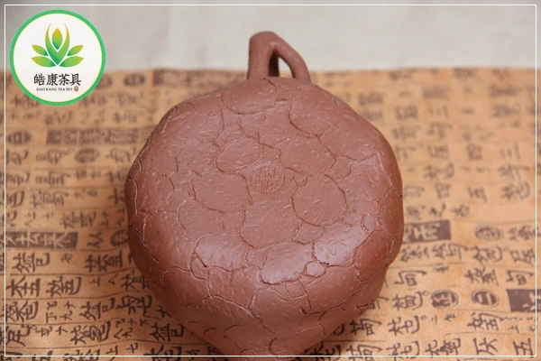 Натурального цвета настоящий исинский китайский чайник из красной глины для