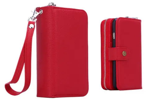 Чехол-клатч из искусственной кожи с ремешком на запястье кошелек отделением для