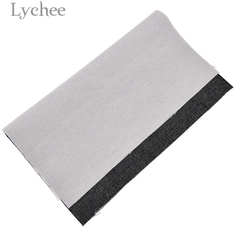 Lychee Life 25x25 см 18CT Вышивка крестиком ткань холст белый черный чистый хлопок сделай
