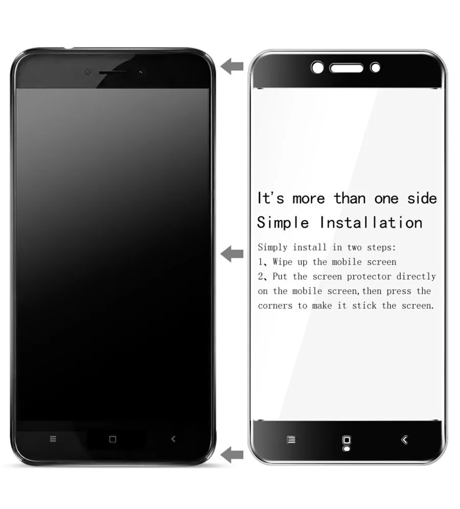 Imak бренд полное покрытие закаленное стекло для Xiaomi Redmi 4X Стекло 5,0 дюймов Премиум полный экран протектор Защитная пленка безопасный Чехол