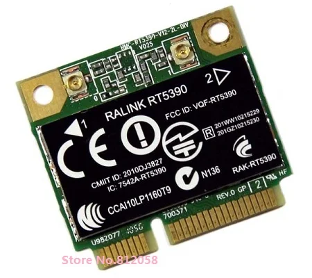 

SSEA Wholesale For Ralink RT5390 Half Mini Pci-e WiFi Card For HP G7 CQ57 436 435 431 4230S 4330S SPS:630703-001