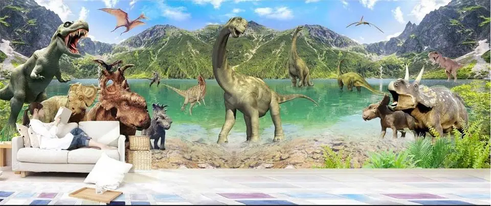 Пользовательские 3D фото обои Домашний декор комнаты 3d росписи большой мир