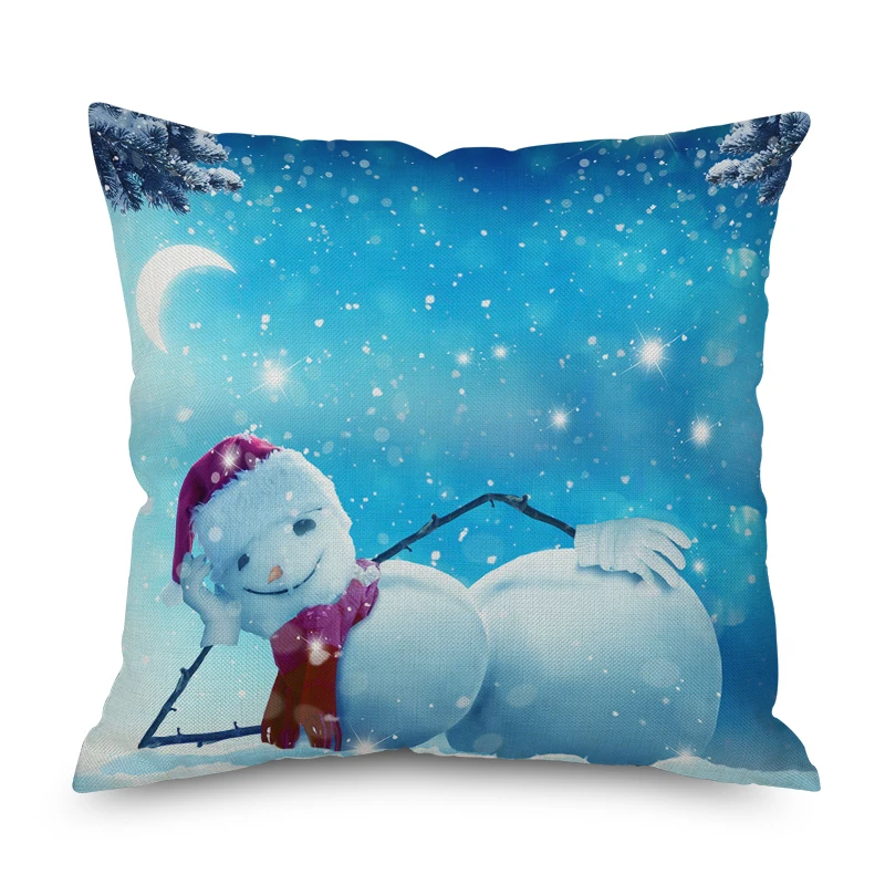 CFen A's Christmas Throw Pillow Case Vehicle Decorative Pillows Cover For Sofa Seat Cushion gift 45x45cm Home Decor 1pc | Дом и сад