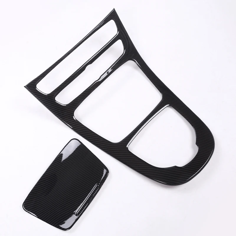 Стильные наклейки из АБС пластика и углеродного волокна для центральной консоли