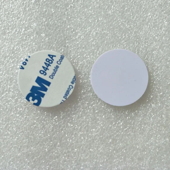diameter 25mm NFC 213 PVC stickers with 3M glue RFID coin tags 2000pcs/Lot |