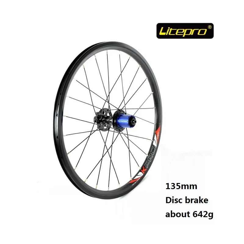 Комплект складных дисковых тормозов Litepro 20 дюймов 24 часа 100 135 мм|wheel set|wheel bikedisc brake