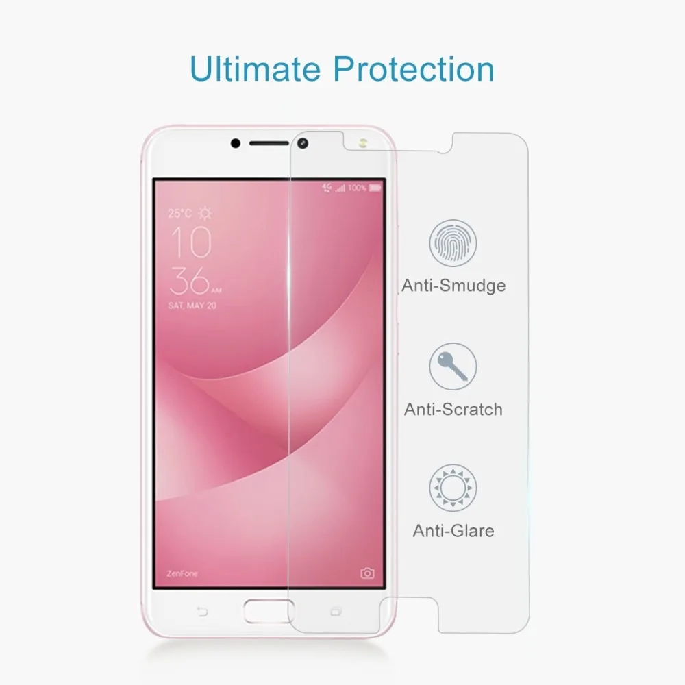 Закаленное стекло для Asus Zenfone 4 Max / Go zb452кг/ZB551KL/ZB552KL Pro 3 V V520KL/Лазерная Защитная