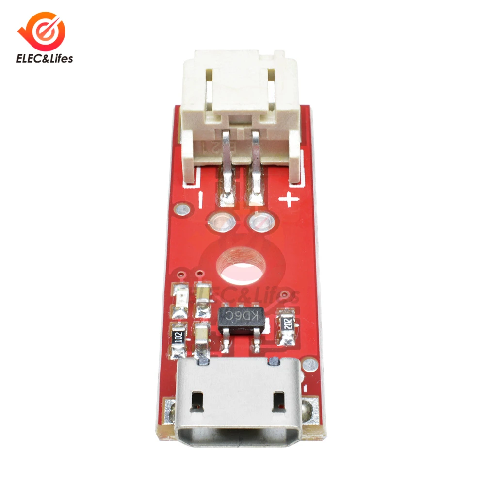 3.7V 500mA 0.5A LiPo Charger Basic Micro USB lithium Battery Module Li-Ion Lipo battery charging board MCP73831T Chips | Инструменты