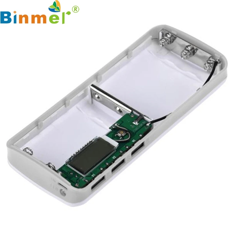 Binmer E5 Новый Mecall 3 Порты usb 5V 2A 5x18650 Мощность банк Батарея коробка Зарядное