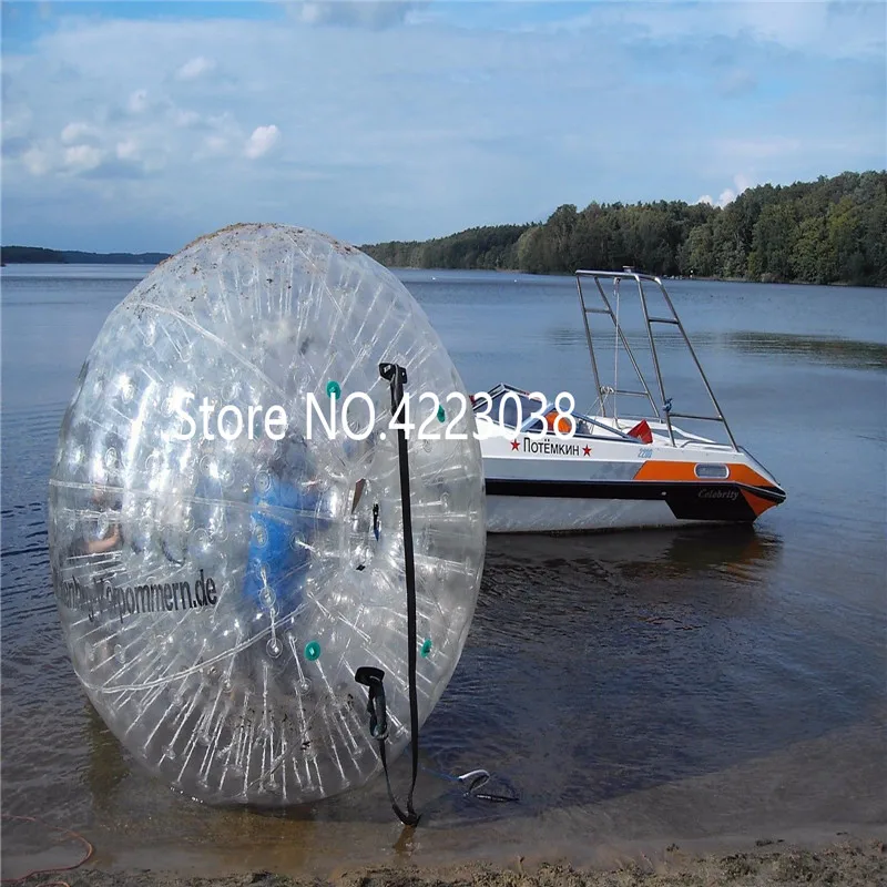 Free Shipping and Pump 2.5m Inflatable Zorb Ball Giant Inflatable Balloons Outdoor Transparent Ball Human Zorb Ball