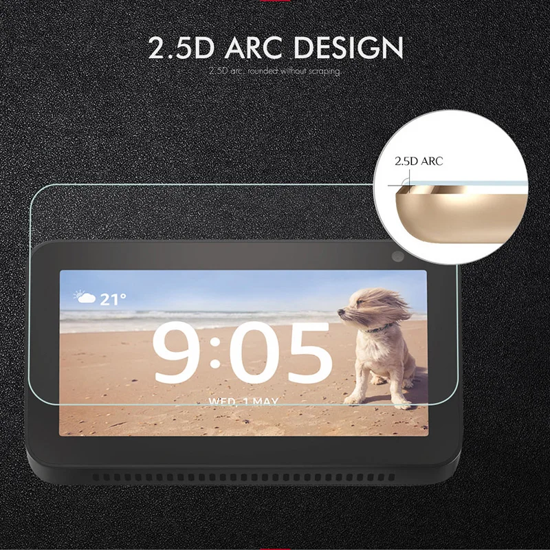 Защитная пленка для экрана Amazon Echo Show 5 из закаленного стекла 9H 8|Защитные экраны