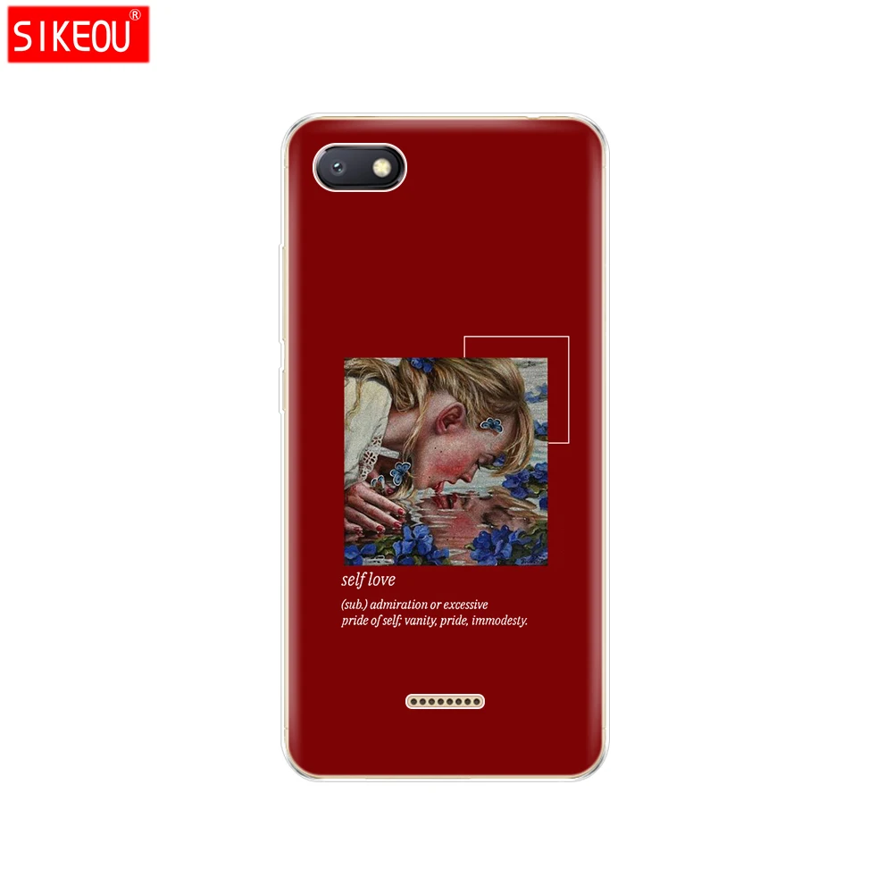 Чехол для Xiaomi Redmi 6a мягкий силиконовый чехол из ТПУ 6 A бампер Hongmi ударопрочный с