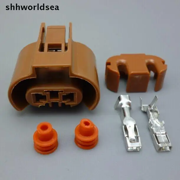 Shhworldsea 2Pin 9006 Автоматическая вилка фар патрон электрический разъем