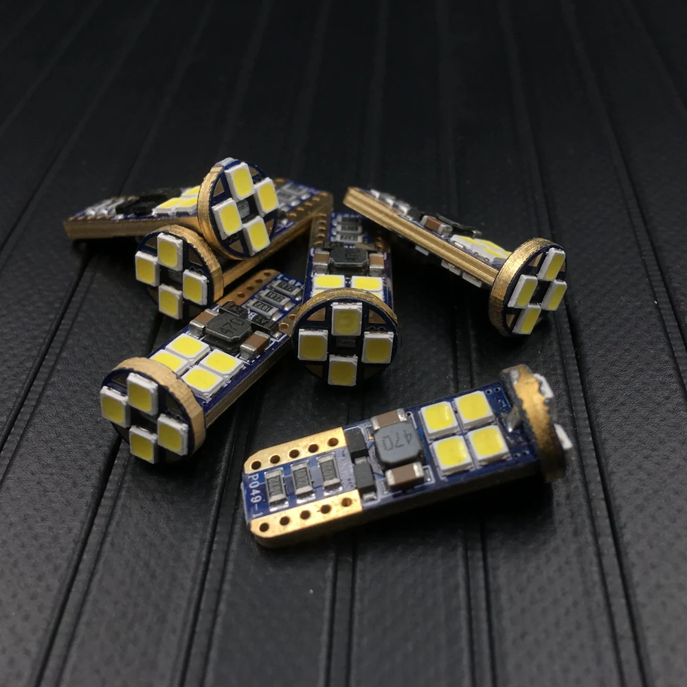 Светодиодный светильник T10 CANBUS 12SMD 3030 белый светодиодный без ошибок w5w 194