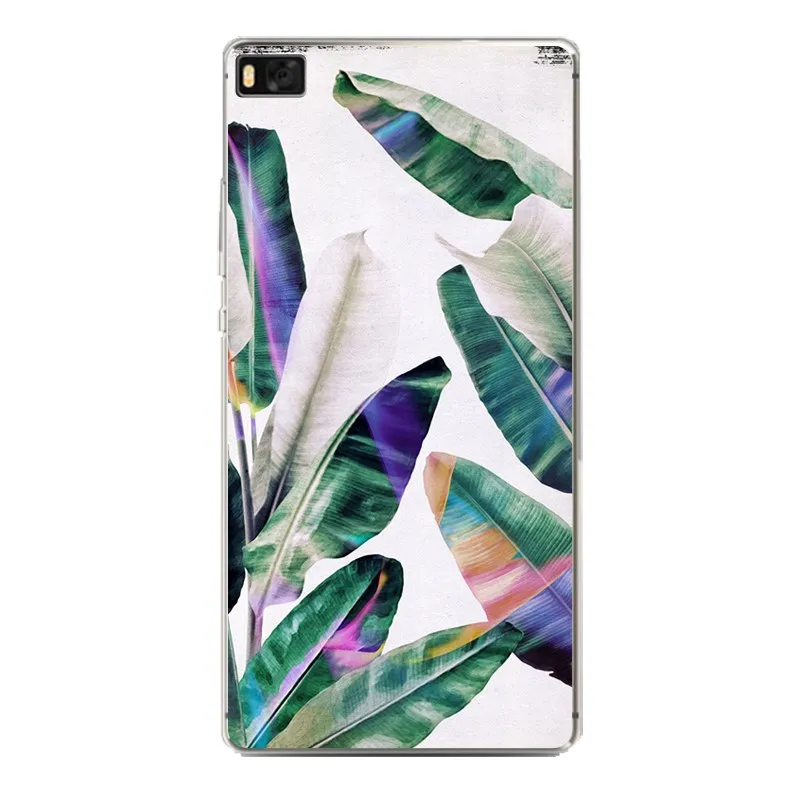 QMSWEI TPU Phone Case For huawei P10plus honor7 8 9 Y3 5A 5C 6A 6S 3c P8 P9lite 4C Panda Leaf Green Bear Cover Free Shipping |