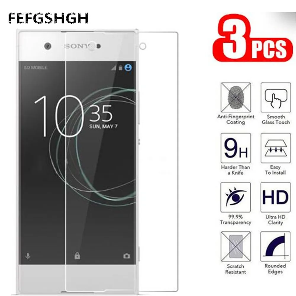 

Защитное стекло премиум класса 9H 2.5D для Sony Xperia XA1 Plus G3421 G3423 Dual G3412 G3416 G3426 5,5 дюйма, закаленное стекло
