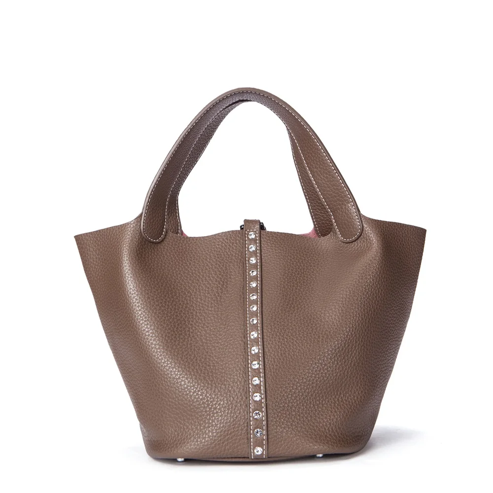 100% натуральная кожа женские сумки модные дамские брендовые с замком|genuine leather women