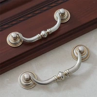 3 75 4 25 retro drop pull anituqe silver drawer handles bail pulls kitchen cabinet pulls dresser handles decor hardware