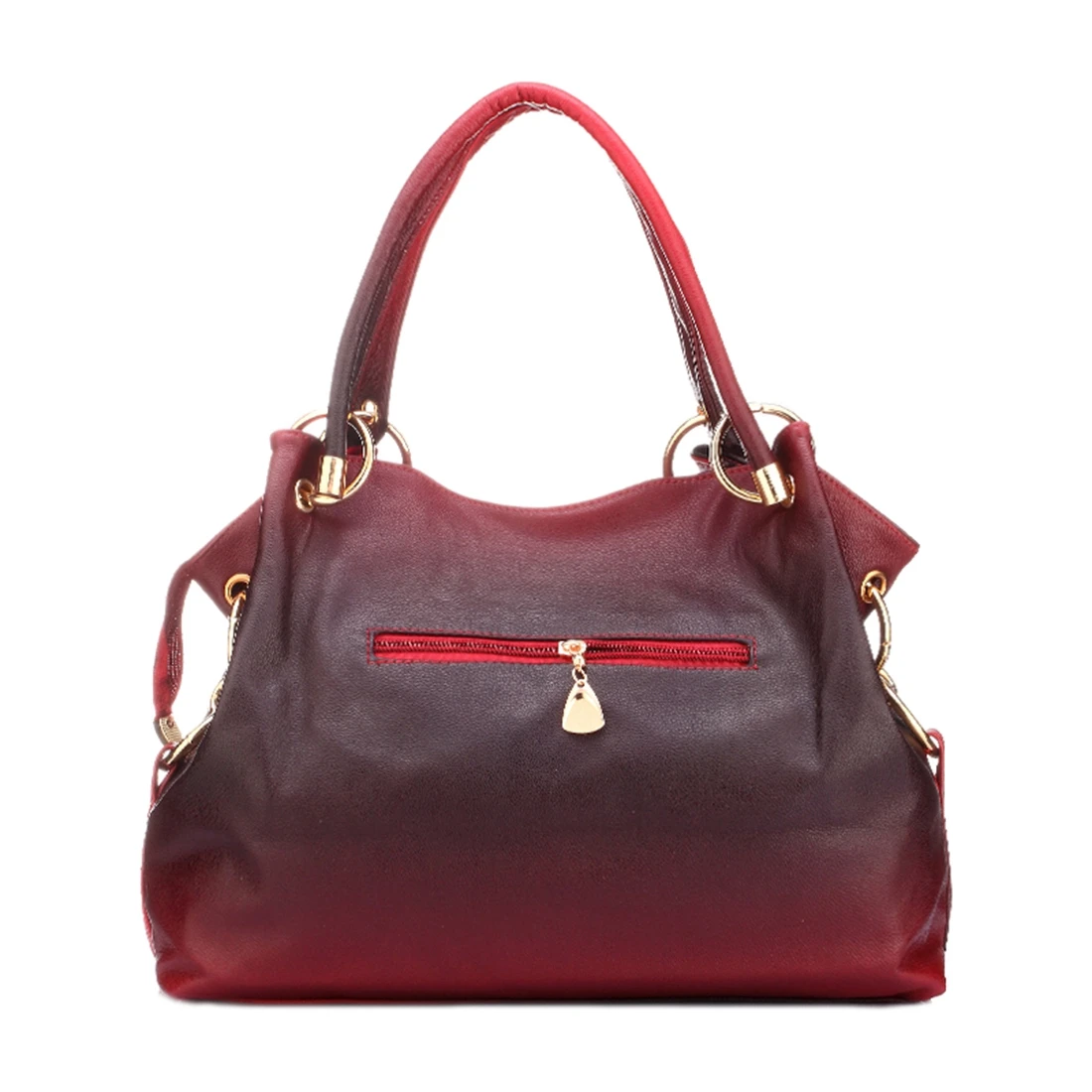 Женская кожаная сумка градиентная с кисточкой|hollow out bags|tassel bagbag ladies |