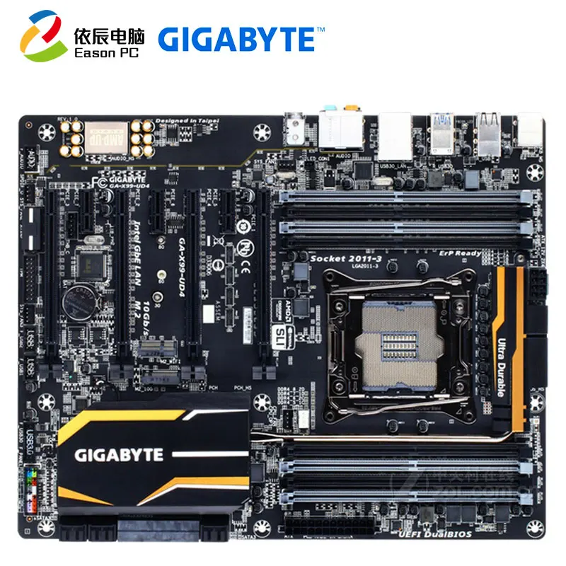 GIGABYTE GA X99 UD4 настольная материнская плата LGA2011 3 Core i7 DDR4 ATX|Материнские платы| |