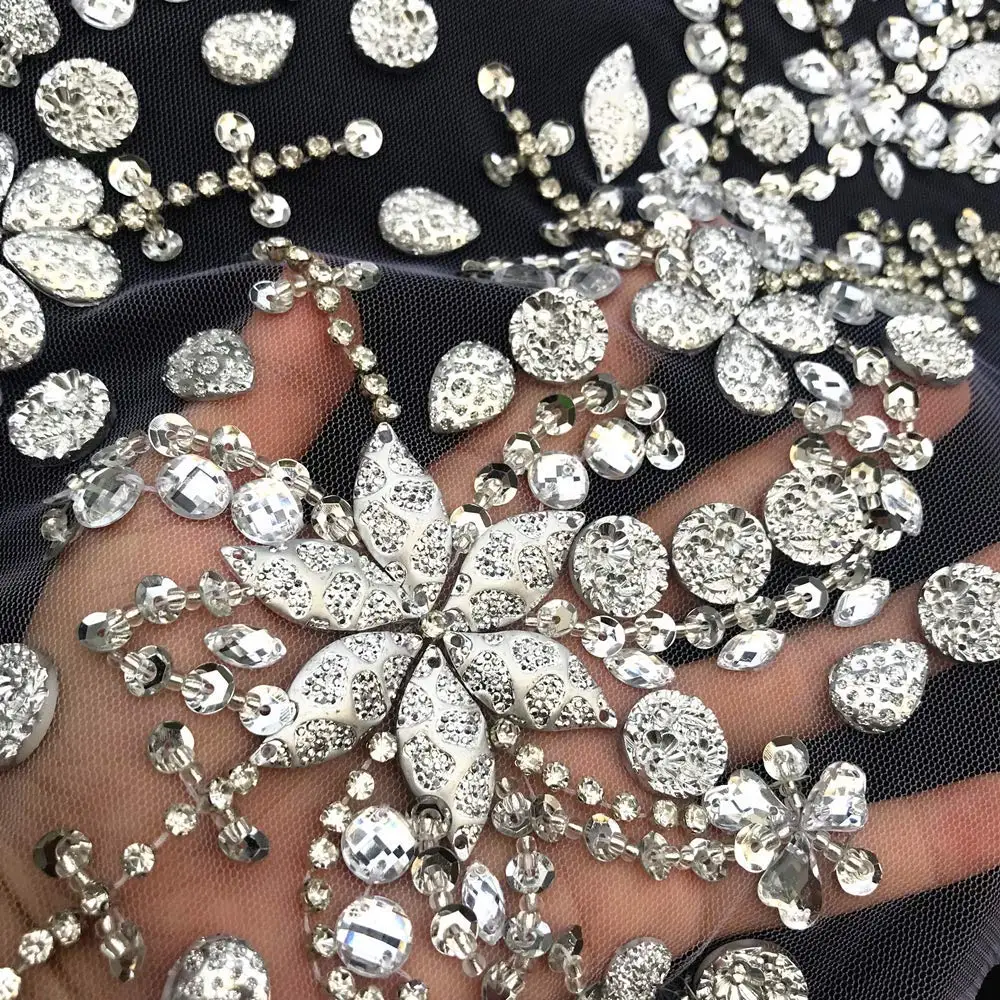 Серебряные бусины ручной работы 30x55 см блестки разразразы искусственная