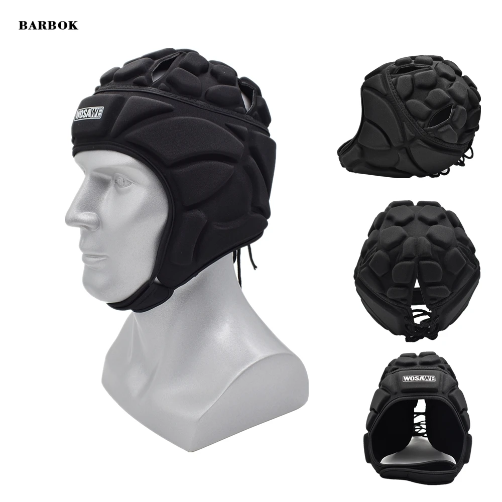 WOSAWE мужской футбольный шлем вратаря спортивный EVA анти-шок Регби Scrum cap Головной убор Вратарский роликовый шлем Защита головы