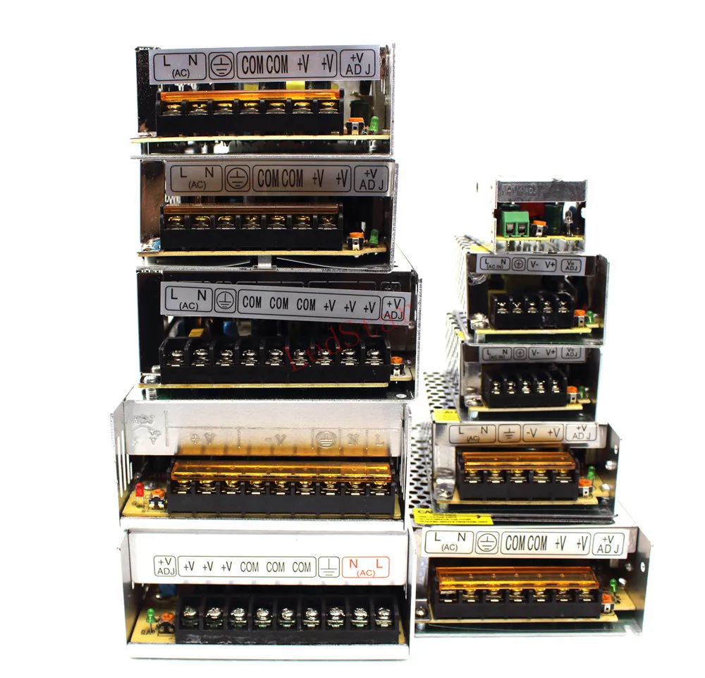 Лидер продаж AC85-265V 110V 220V постоянного тока до DC5V 12V 24V 36V 48V 1A 2A 3A 5A 10A 15A 20A 30A 40A 80A CCTV/блок питания светодиодной ленты адаптер