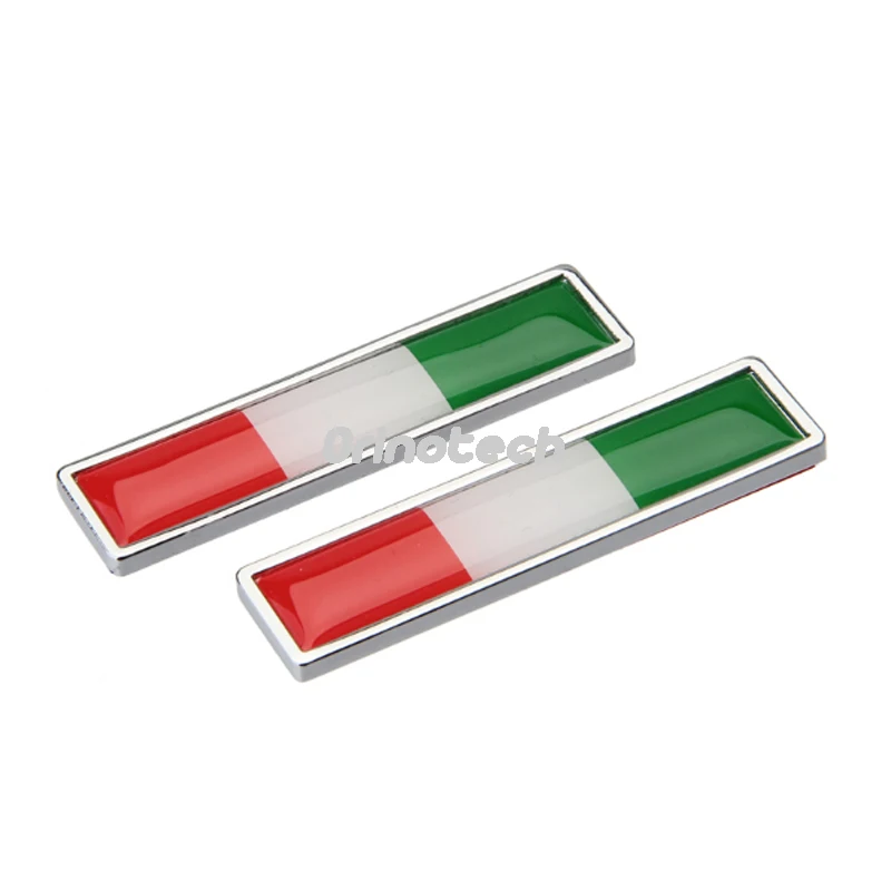 2 шт. итальянский флаг значок эмблема наклейка для Fiat Iveco Alfa Romeo Maserati BMW Audi Volkswagen Skoda