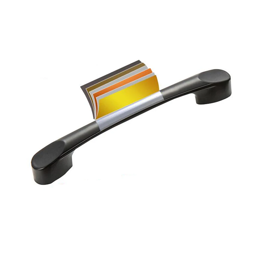 Алюминиевый сплав Черный кабинет ручки в американском стиле кухонный шкаф