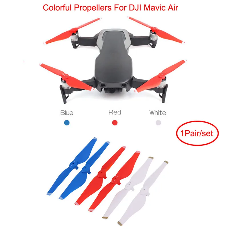 2 шт. 1 пара для DJI Mavic Air быстроразъемных пропеллеров CCW/CW реквизит лезвия Drone RC