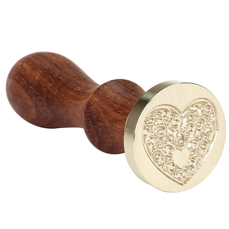 1 шт. дерево восковый узор печать ретро деревянные античные уплотнения воск