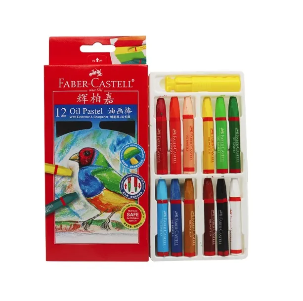 Faber Castell Children12/24/36/48 цветная палка граффити; Раскраска мелками - Цвет: 12 color
