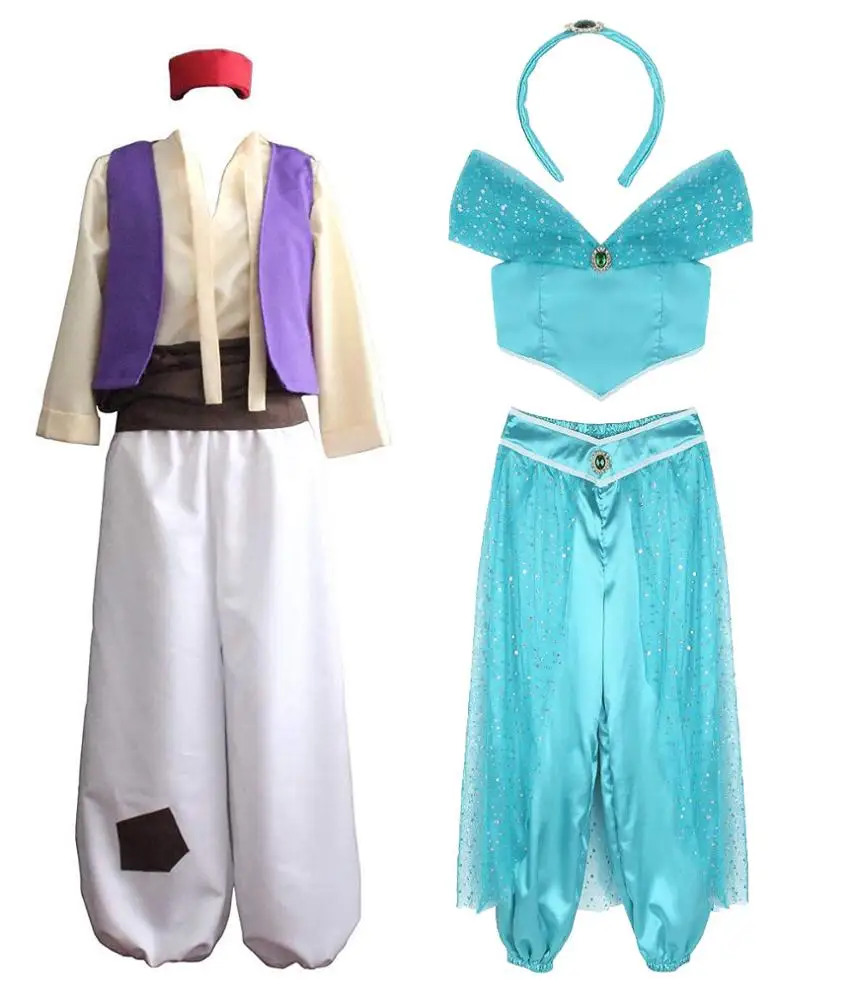 Хэллоуин костюм джинна брюки для мужчин Алладина взрослых Аладина костюмы