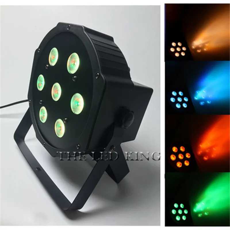 DHL EMS 10 шт. водонепроницаемый led par can 7*12 Вт 4 в 1 rgbaw мини светильник|waterproof par|led parled |