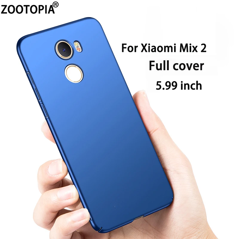 Для Xiaomi Mi Mix 2 микс чехол Полный Чехол Жесткий на для Xiao Capa Fundas матовый