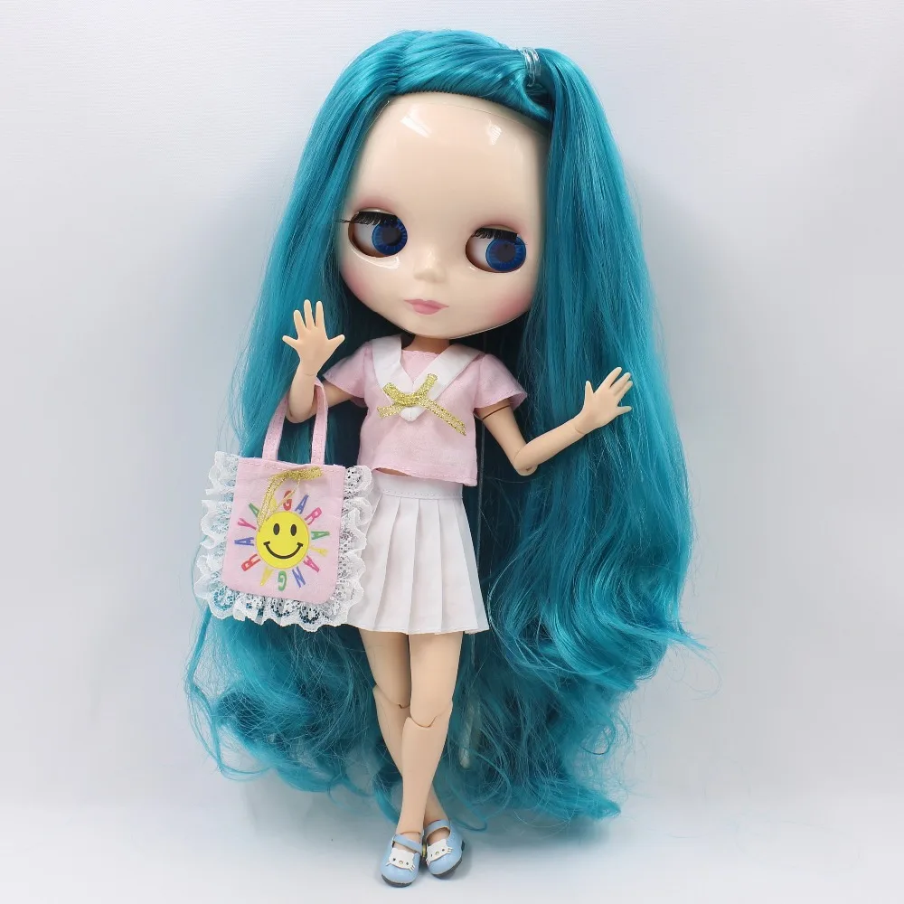 Ледяной DBS Blyth кукольные 1/6 bjd шарнирное тело глянцевый белый кожи Буле вьющиеся