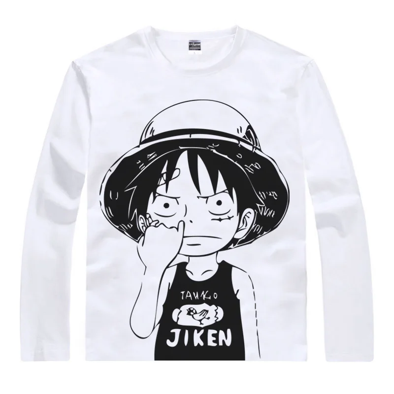 Coolprint Футболка с изображением в стиле аниме ONE PIECE футболки соломенная шляпа